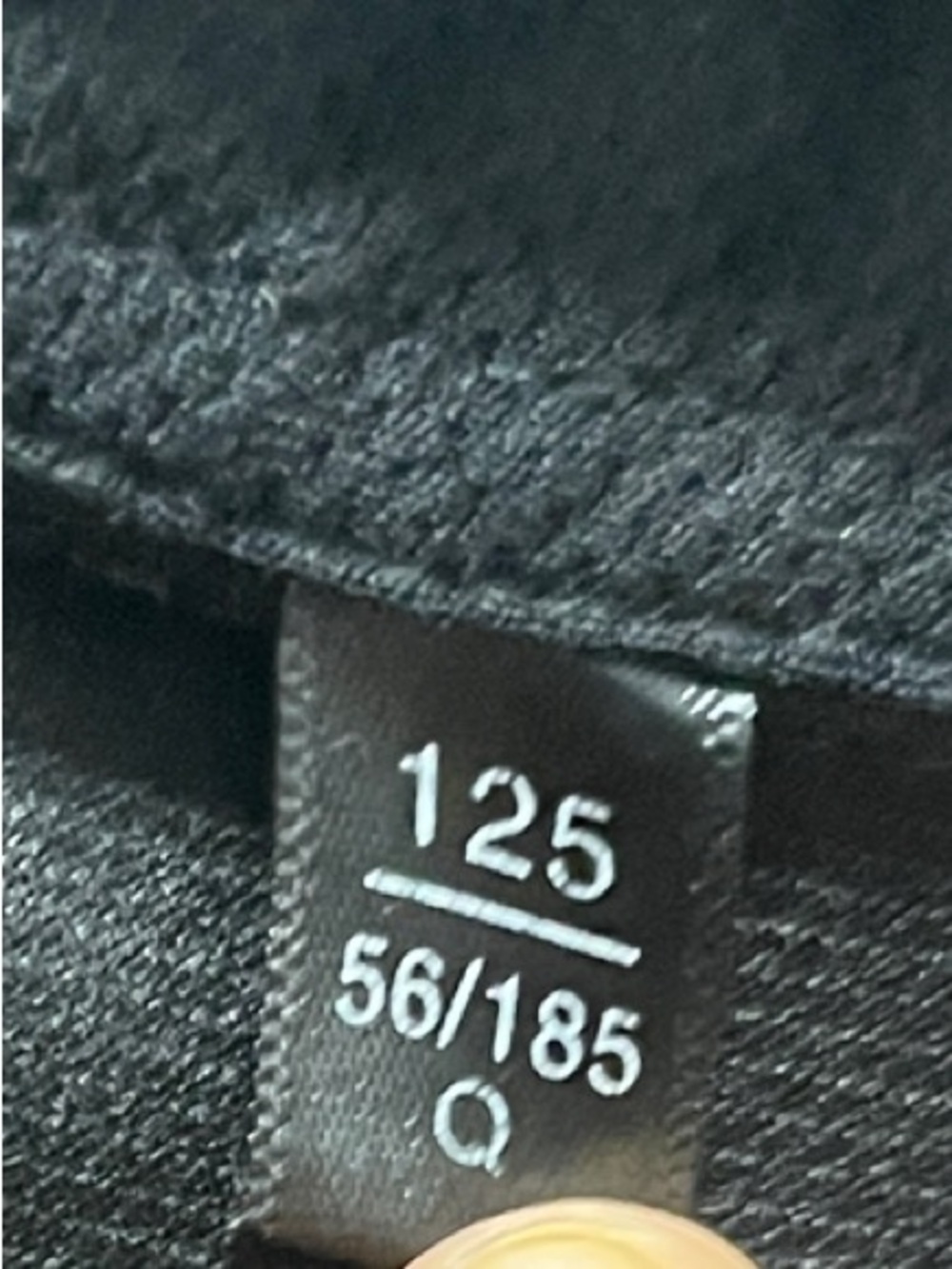 Preowned Men's Black Long-Sleeve Oxford Polo Button Up . - Picture 4 of 9